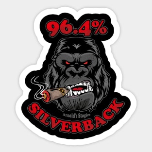 96.4% Silverback Gym Apparel Sticker